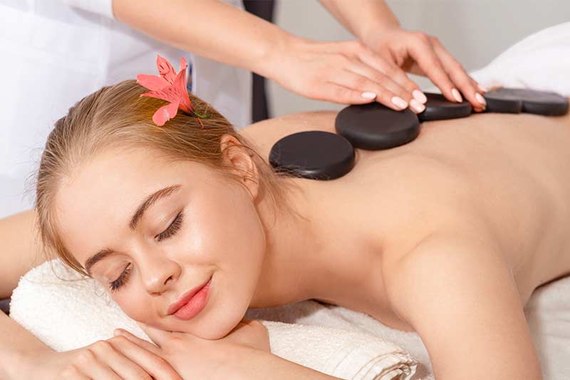 What is a hot stone massage?